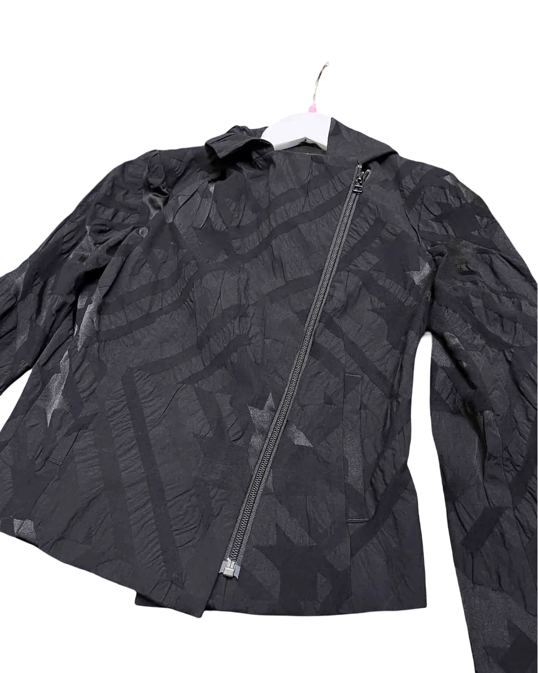 Size 1 (XS/S) | Issey Miyake Crinkled Zip-Up Jacket