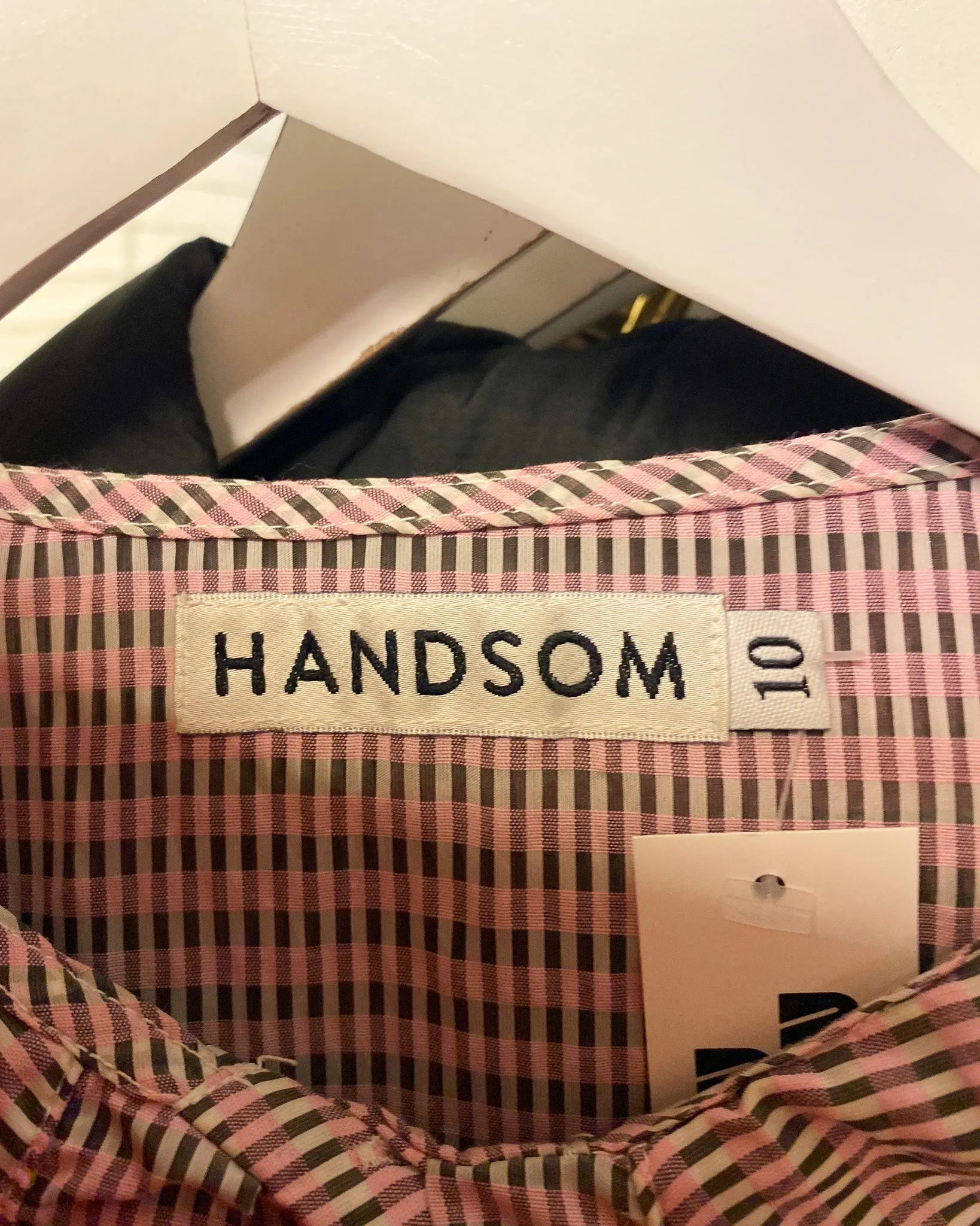 Size 10 | Handsom Frill Collar Seersucker Dress