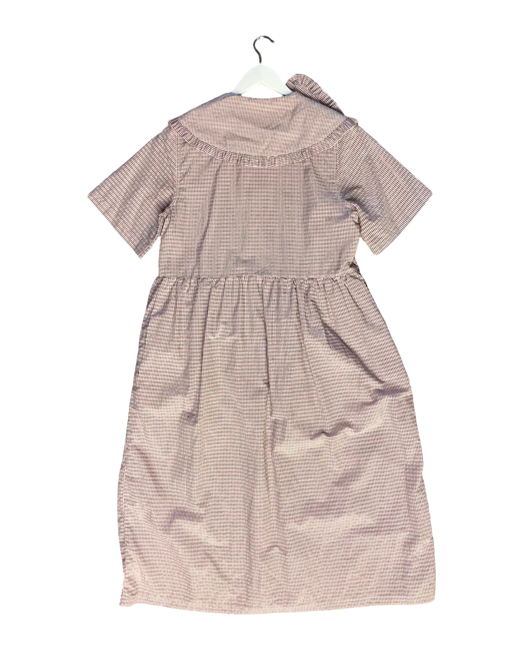 Size 10 | Handsom Frill Collar Seersucker Dress