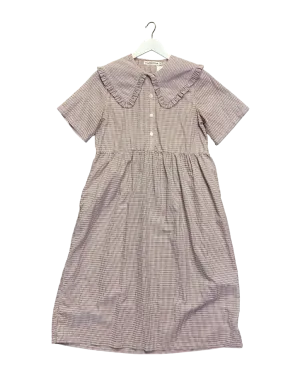 Size 10 | Handsom Frill Collar Seersucker Dress