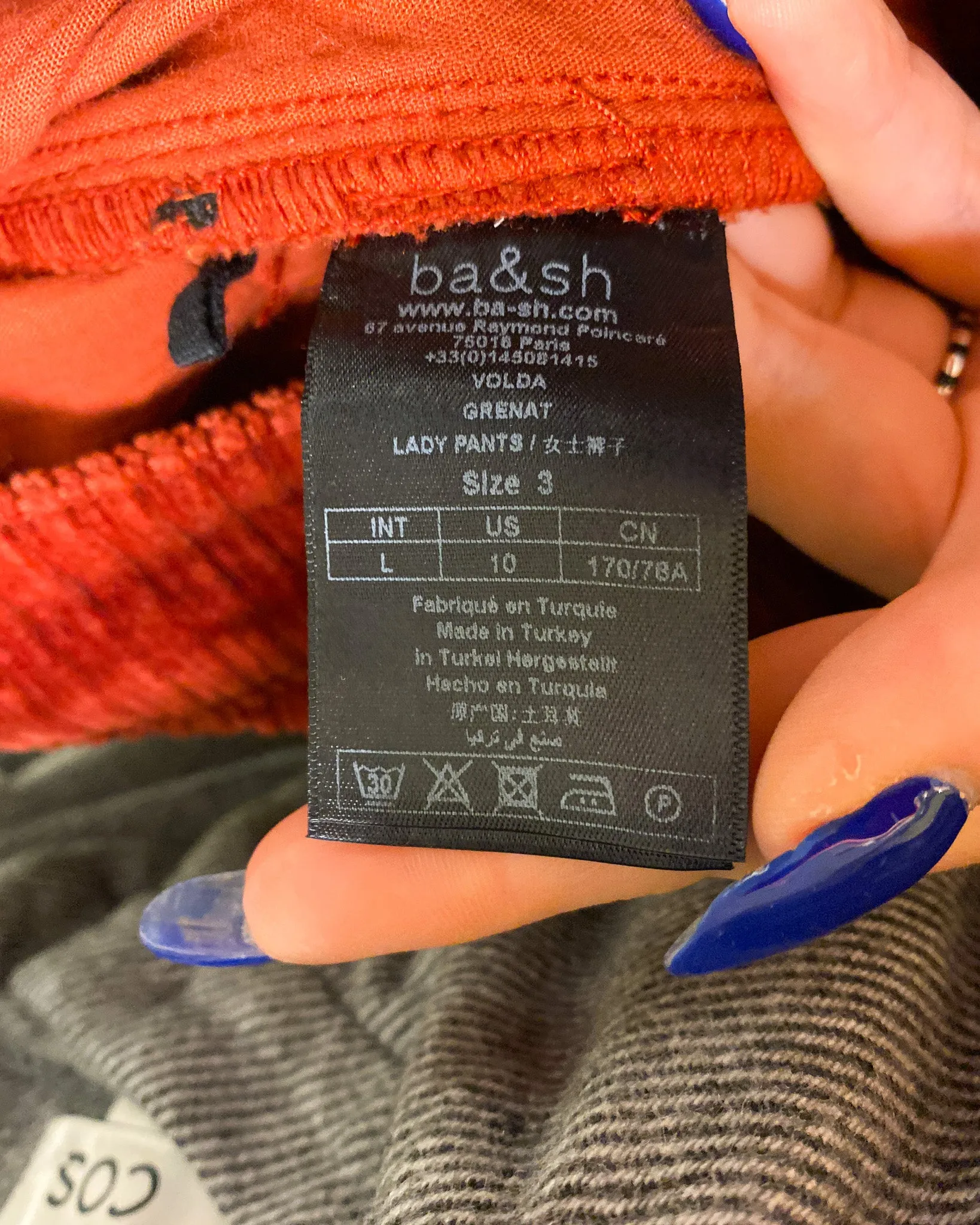 Size 12 | Ba&sh Corduroy Pants