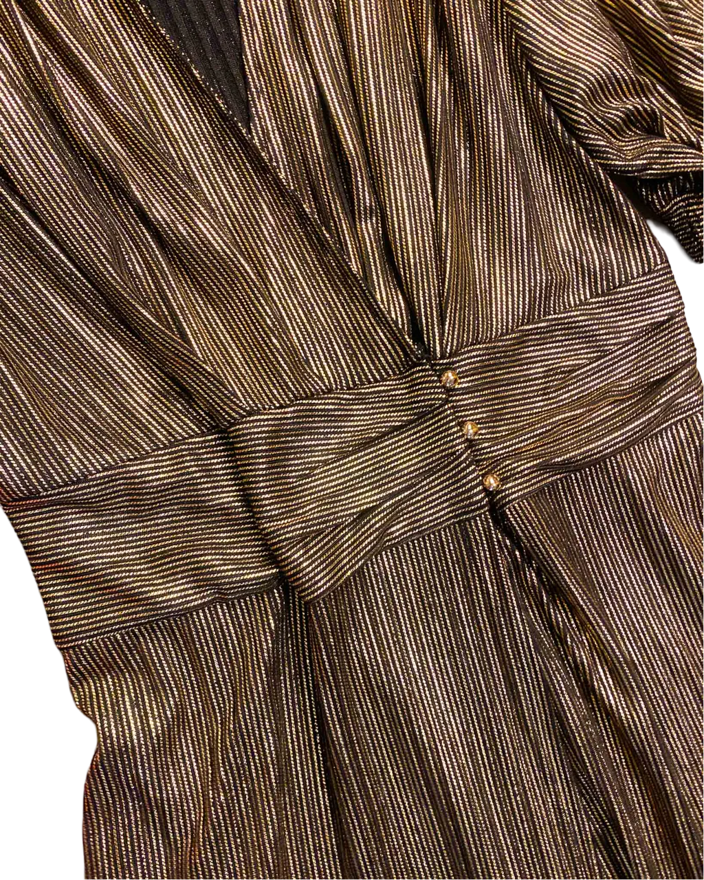 Size 16 | Leonard St Sparkly Gold Party Dress