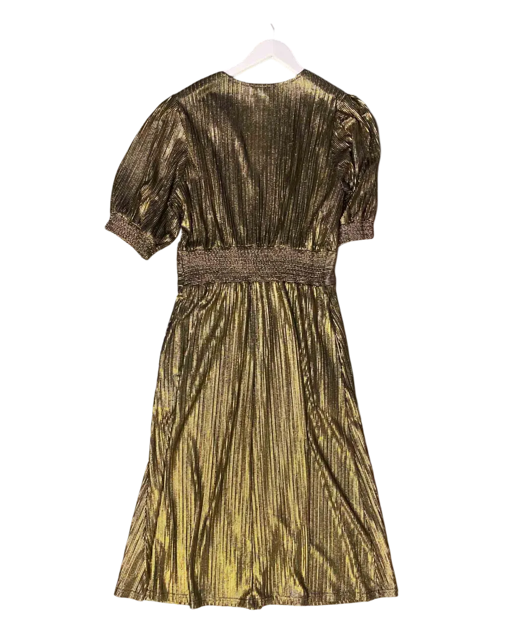 Size 16 | Leonard St Sparkly Gold Party Dress