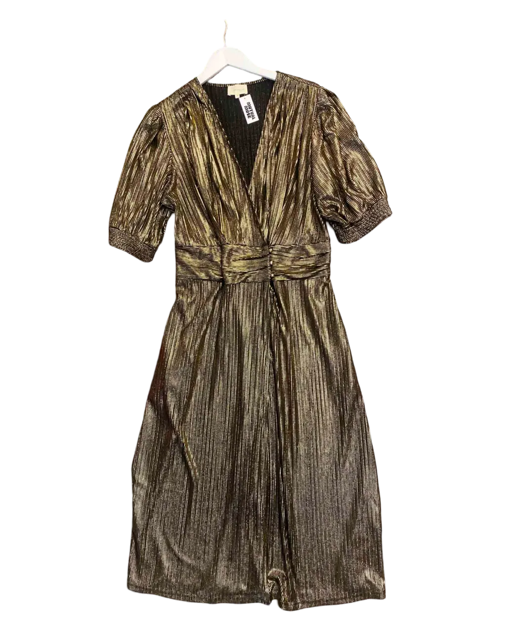 Size 16 | Leonard St Sparkly Gold Party Dress