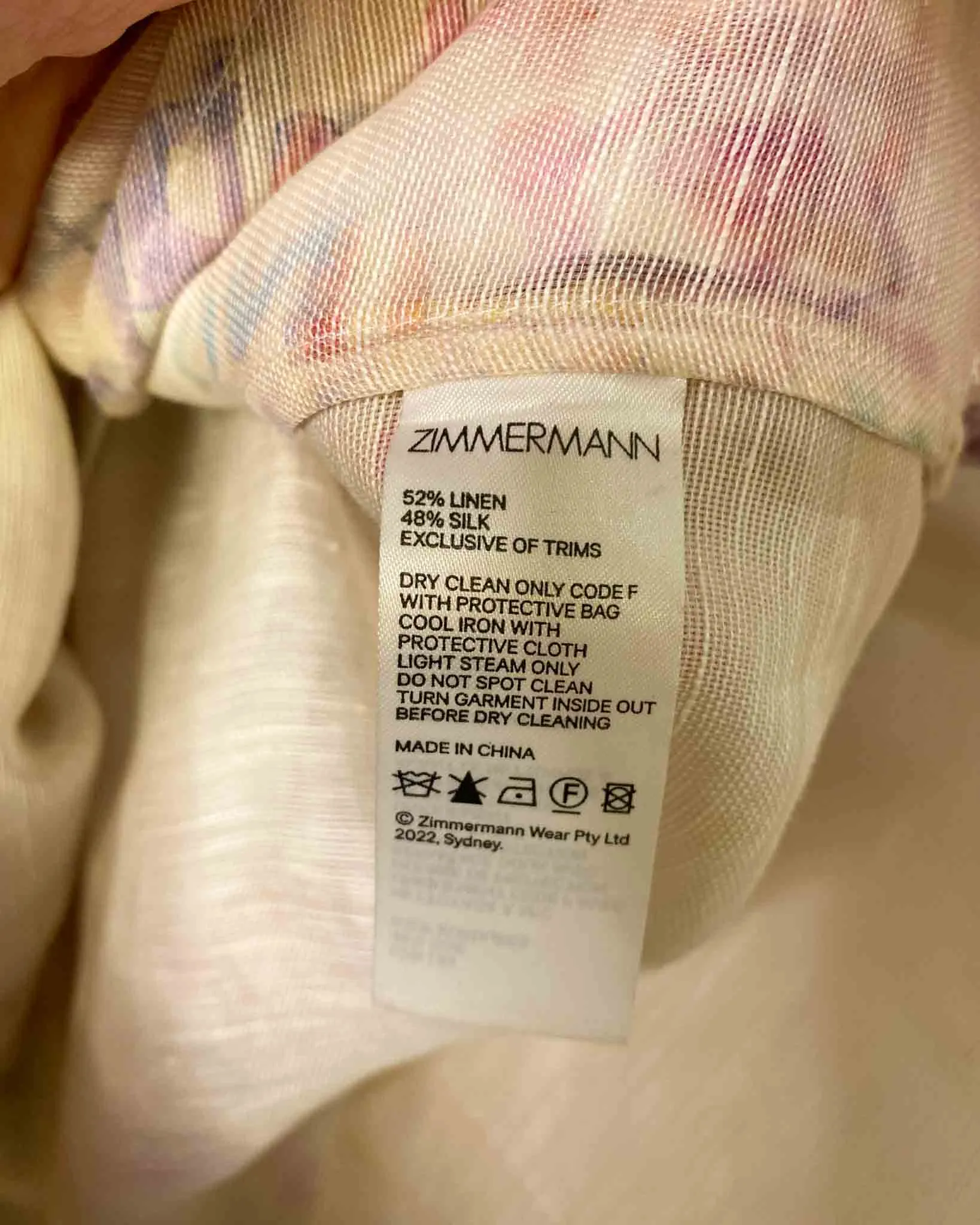Size 2 (10) | Zimmermann Gathered Silk Mini Skirt