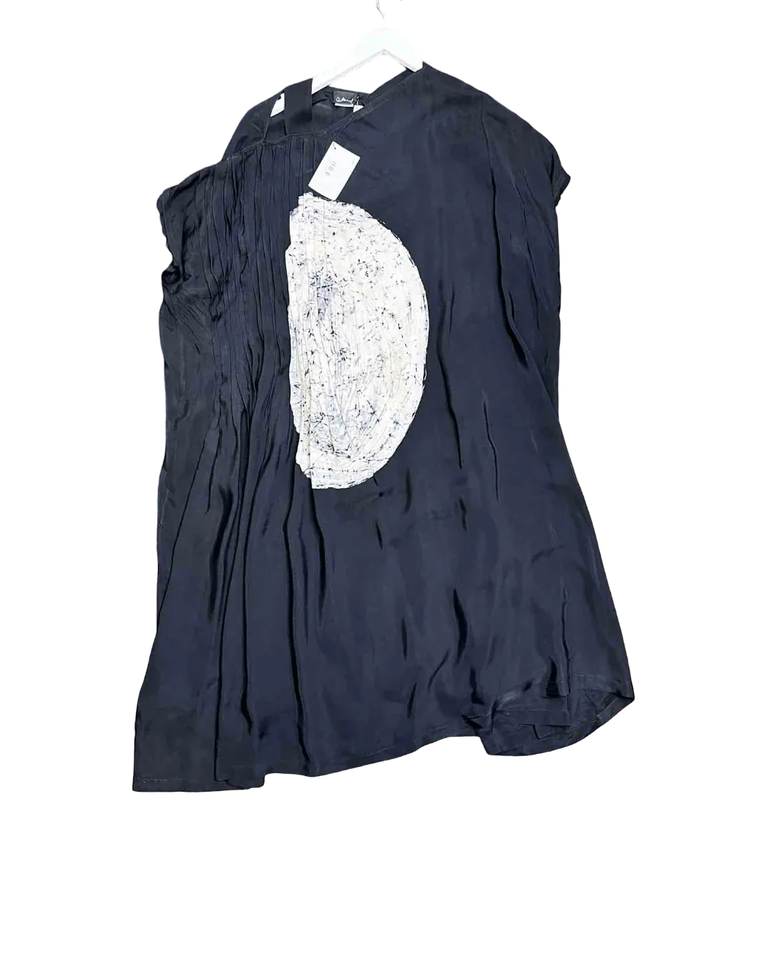 Size 3 (12) | Akira Black Moon Pleated Strap Kaftan