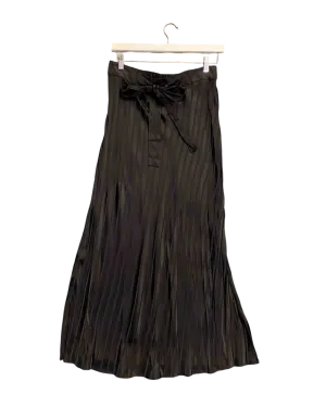 Size 3 (12) | Lee Mathews Striped Satin Bias Midi Skirt