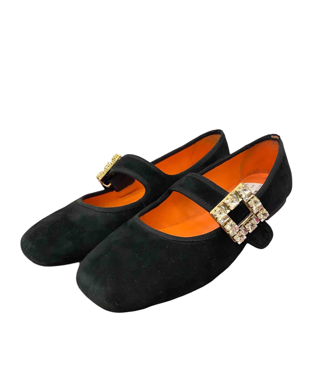 Size 38 | Radical Yes Jewelled Buckle Flats