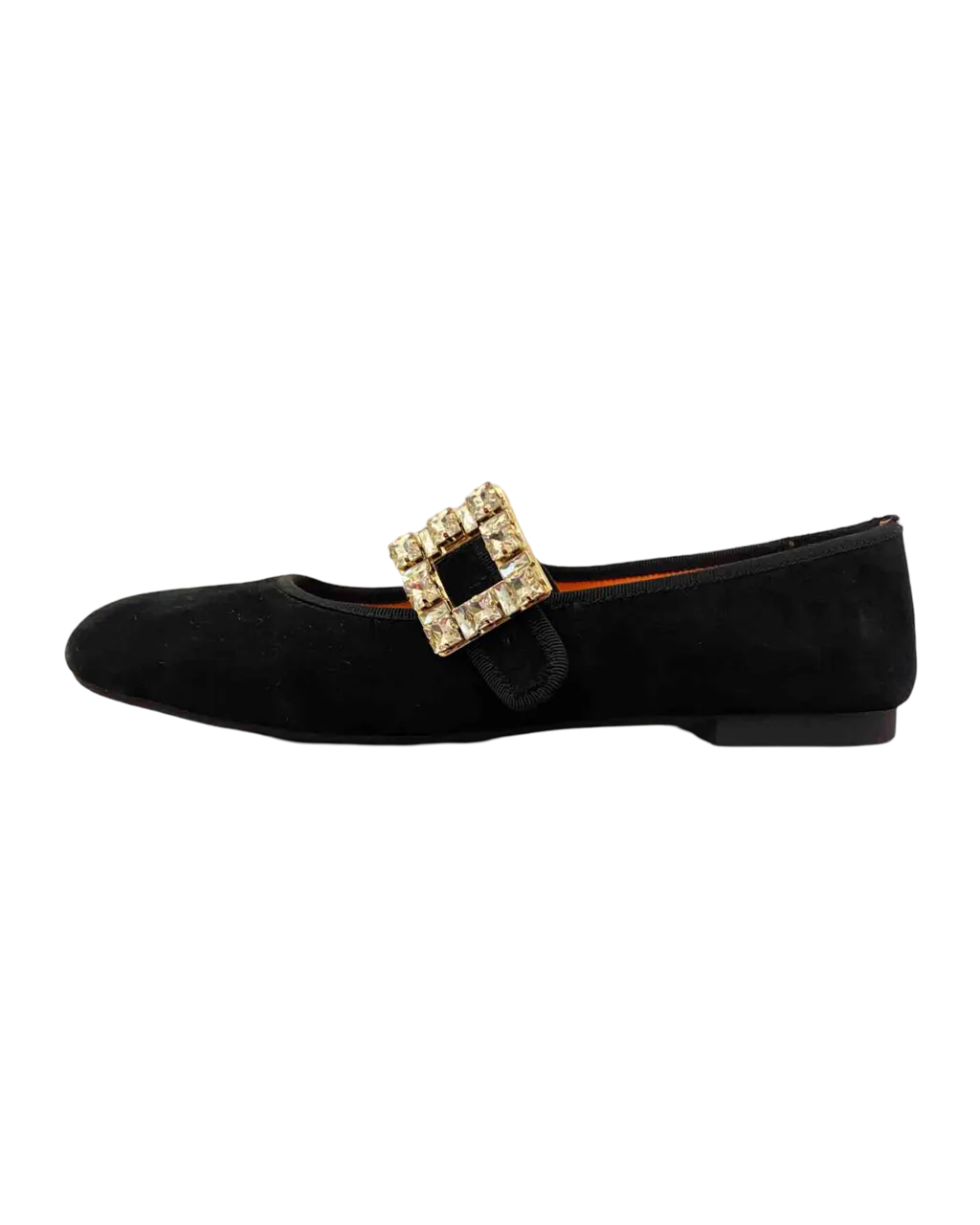 Size 38 | Radical Yes Jewelled Buckle Flats