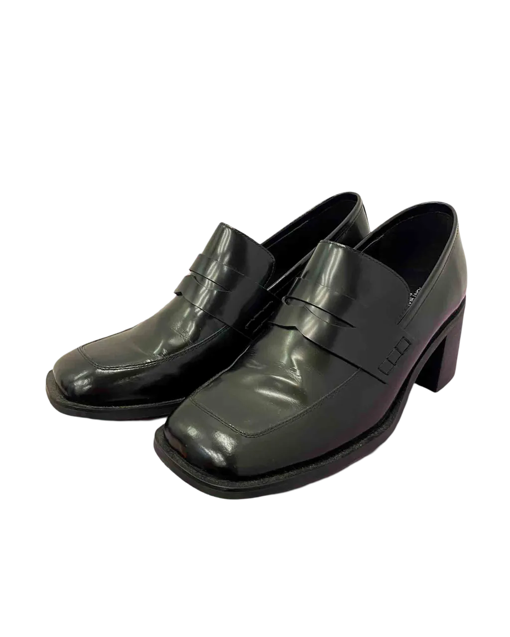 Size 40 | Tony Bianco Patent Heeled Loafers