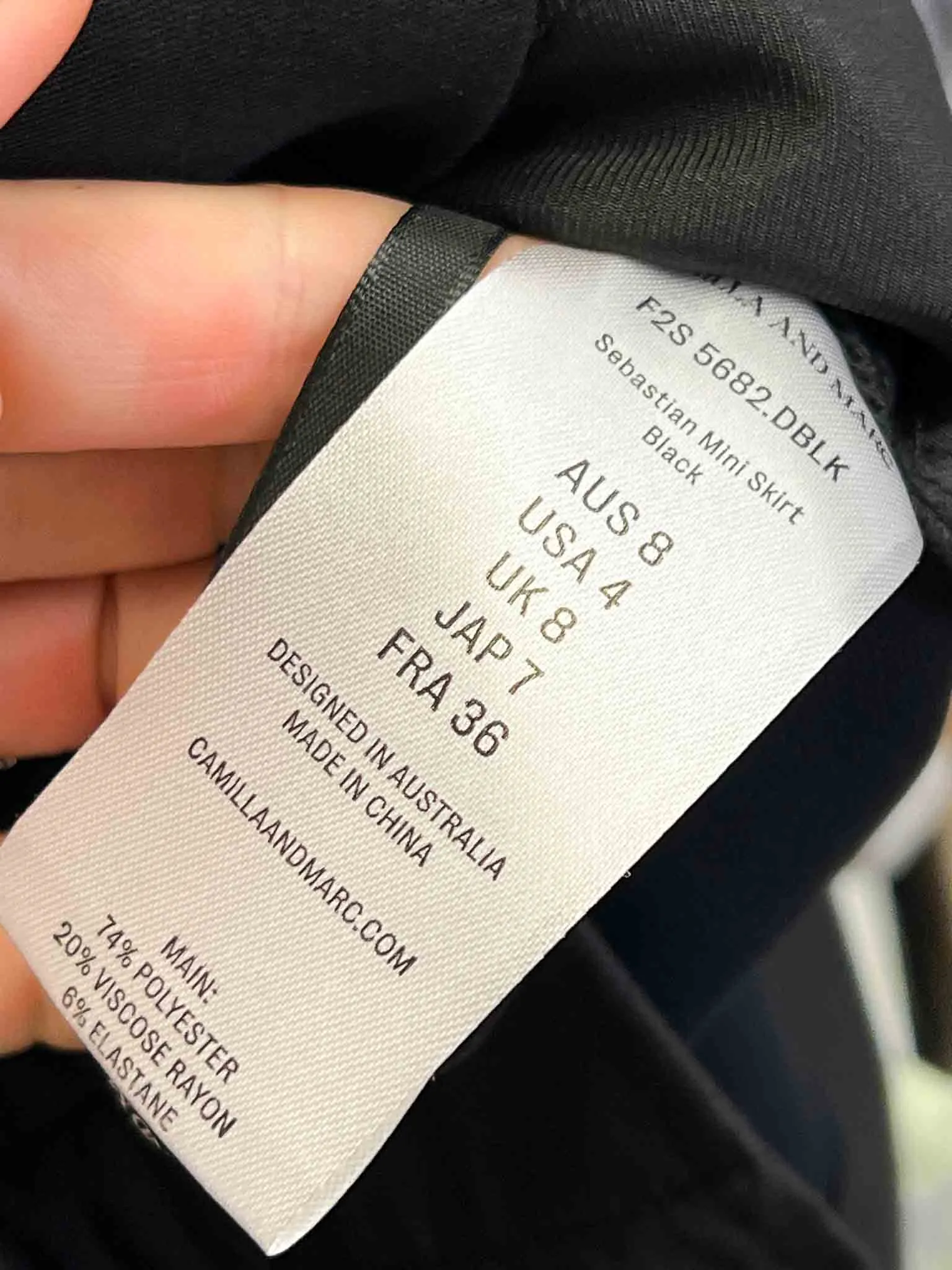 Size 8 | Camilla and Marc Sebastian Mini Skirt