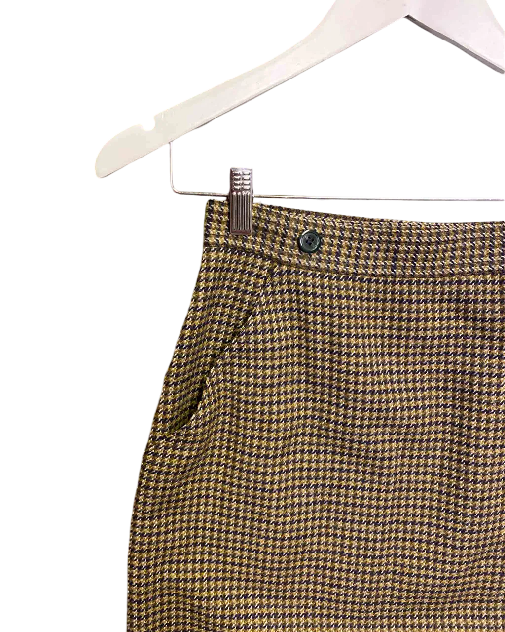 Size 8 | G. Gucci Vintage Wool Tweed Skirt