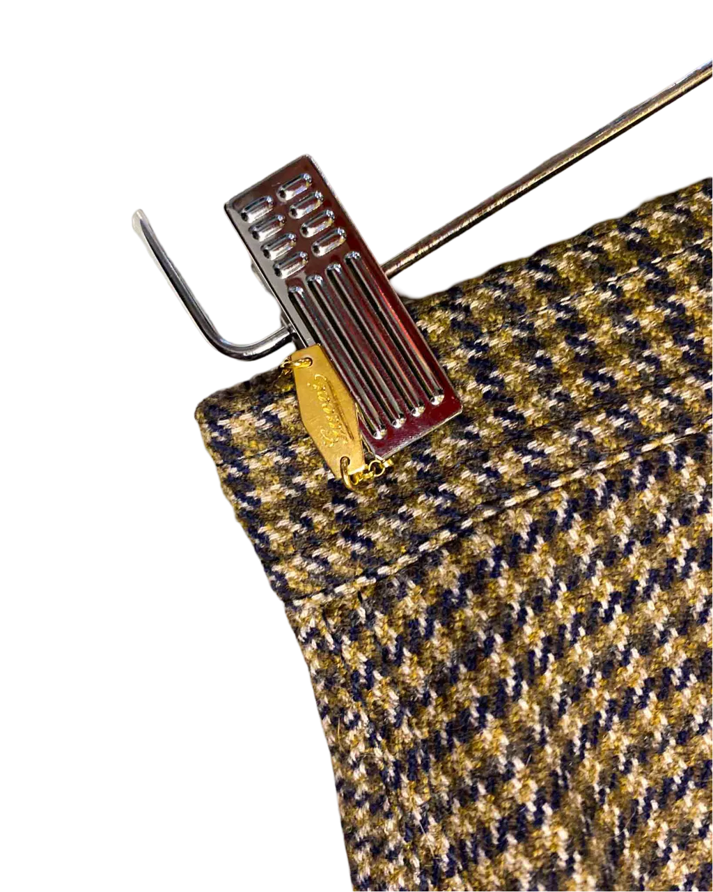 Size 8 | G. Gucci Vintage Wool Tweed Skirt