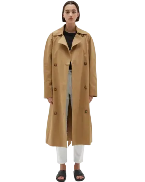 Size M/L | Assembly Label Cotton Trench Coat