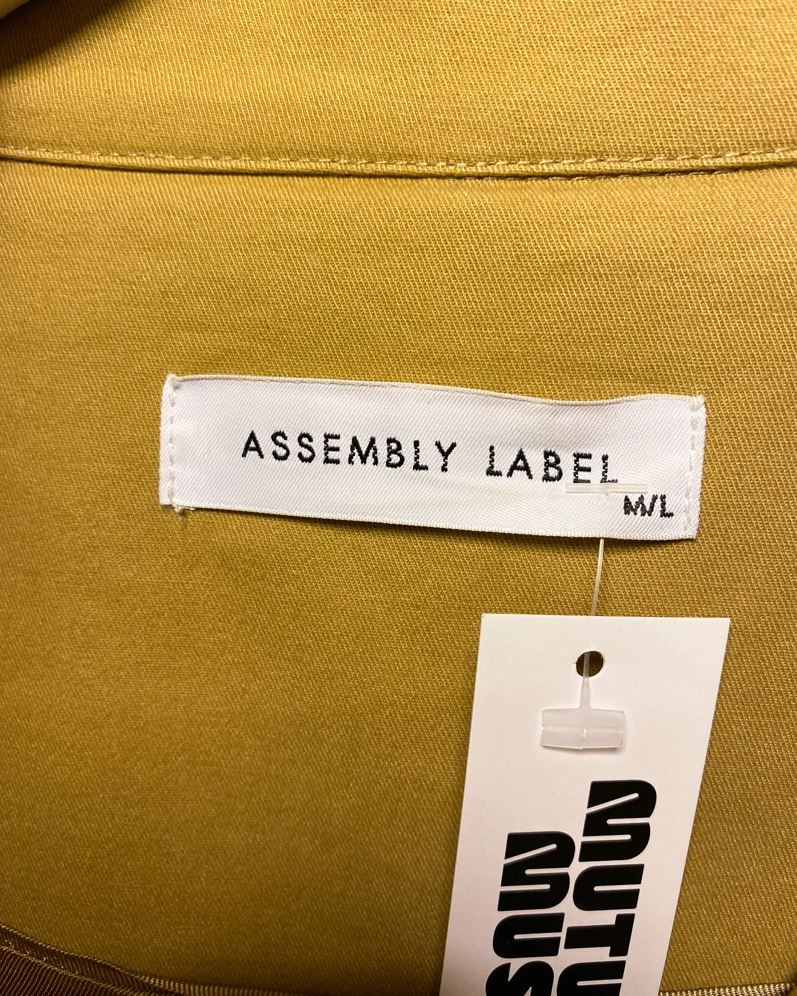 Size M/L | Assembly Label Cotton Trench Coat