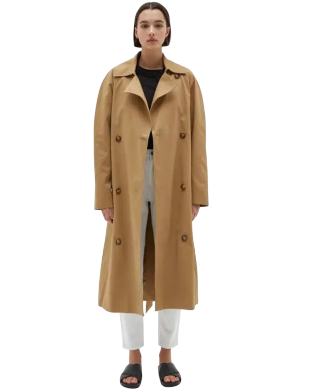 Size M/L | Assembly Label Cotton Trench Coat