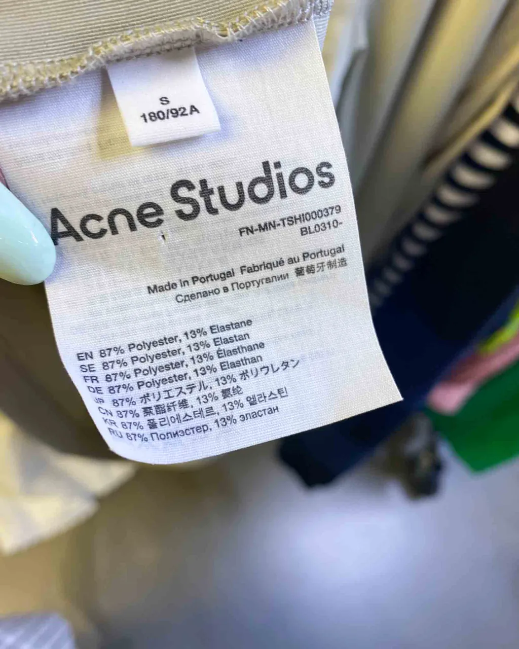 Size S | Acne Studios Nylon Turtleneck