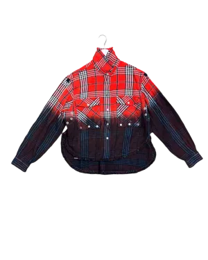 Size S | Diesel Distressed Flannel Shirt