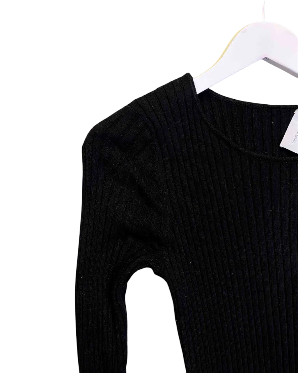 Size S | Friends with Frank Ribbed Cotton Midi Dress
