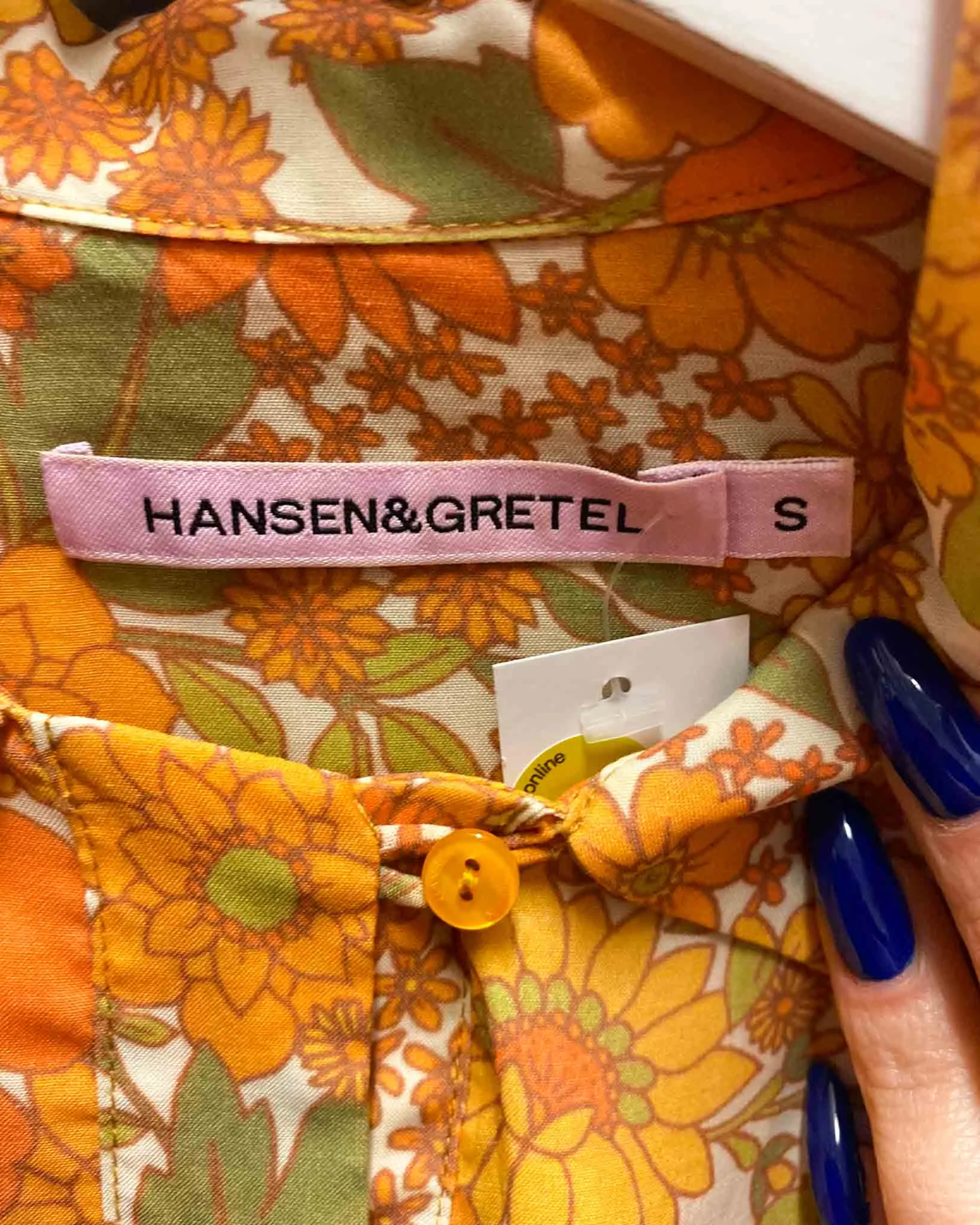 Size S | Hansen & Gretel Mini Shirt Dress