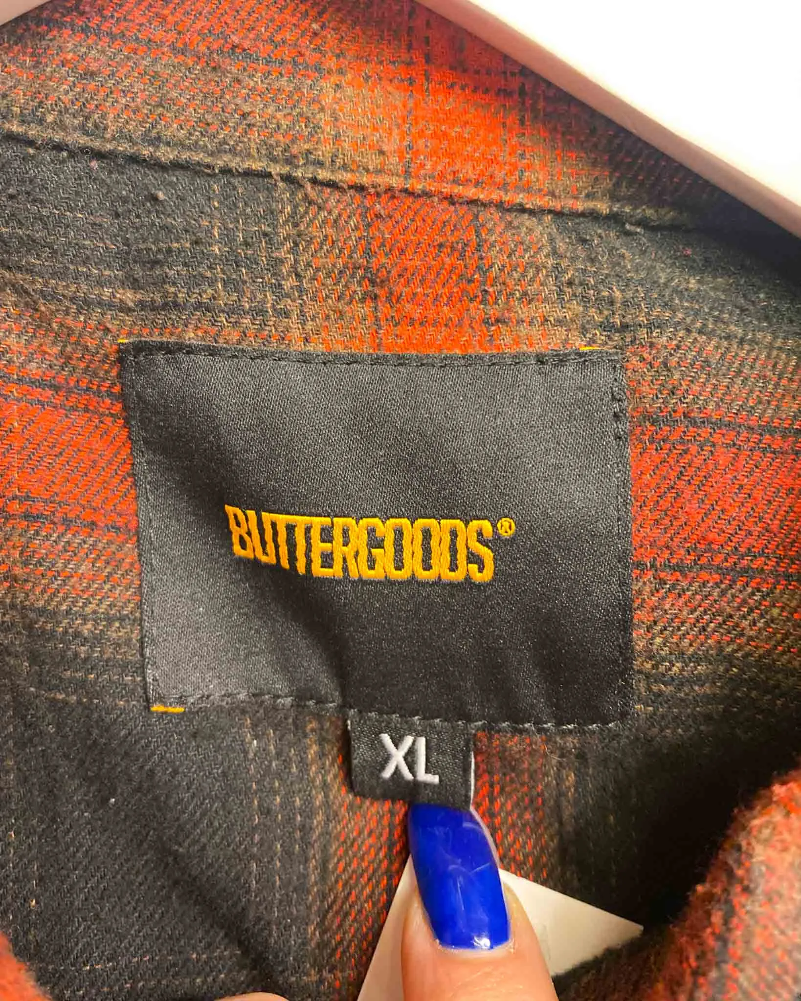 Size XL | Butter Goods Zip Plaid Jacket