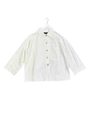 Size XS | Alpha60 White Heavy Canvas Shirt