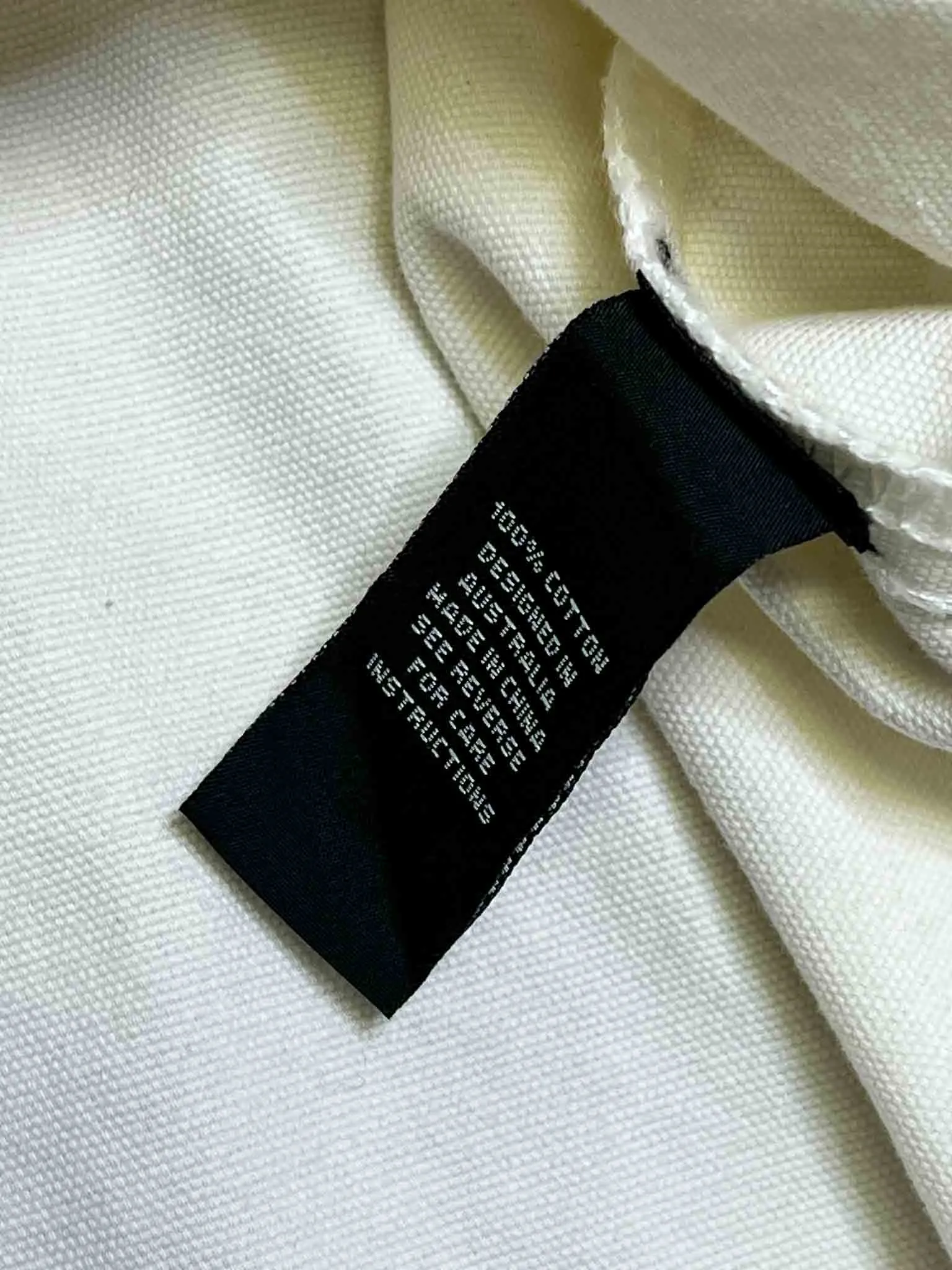 Size XS | Alpha60 White Heavy Canvas Shirt