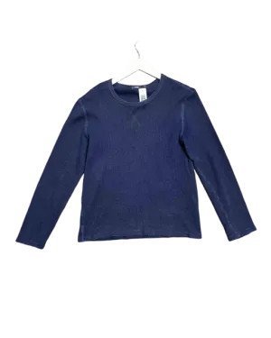 Size XS | Bassike Waffle Long Sleeve Top