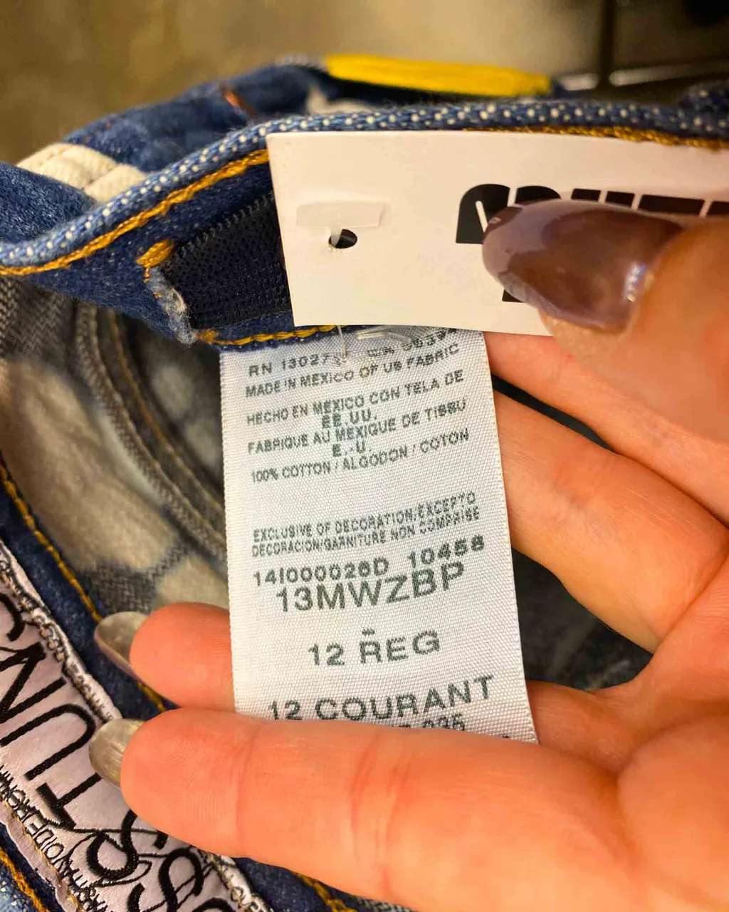 Size XS | Moss Tunstall Bleach Dye Jeans