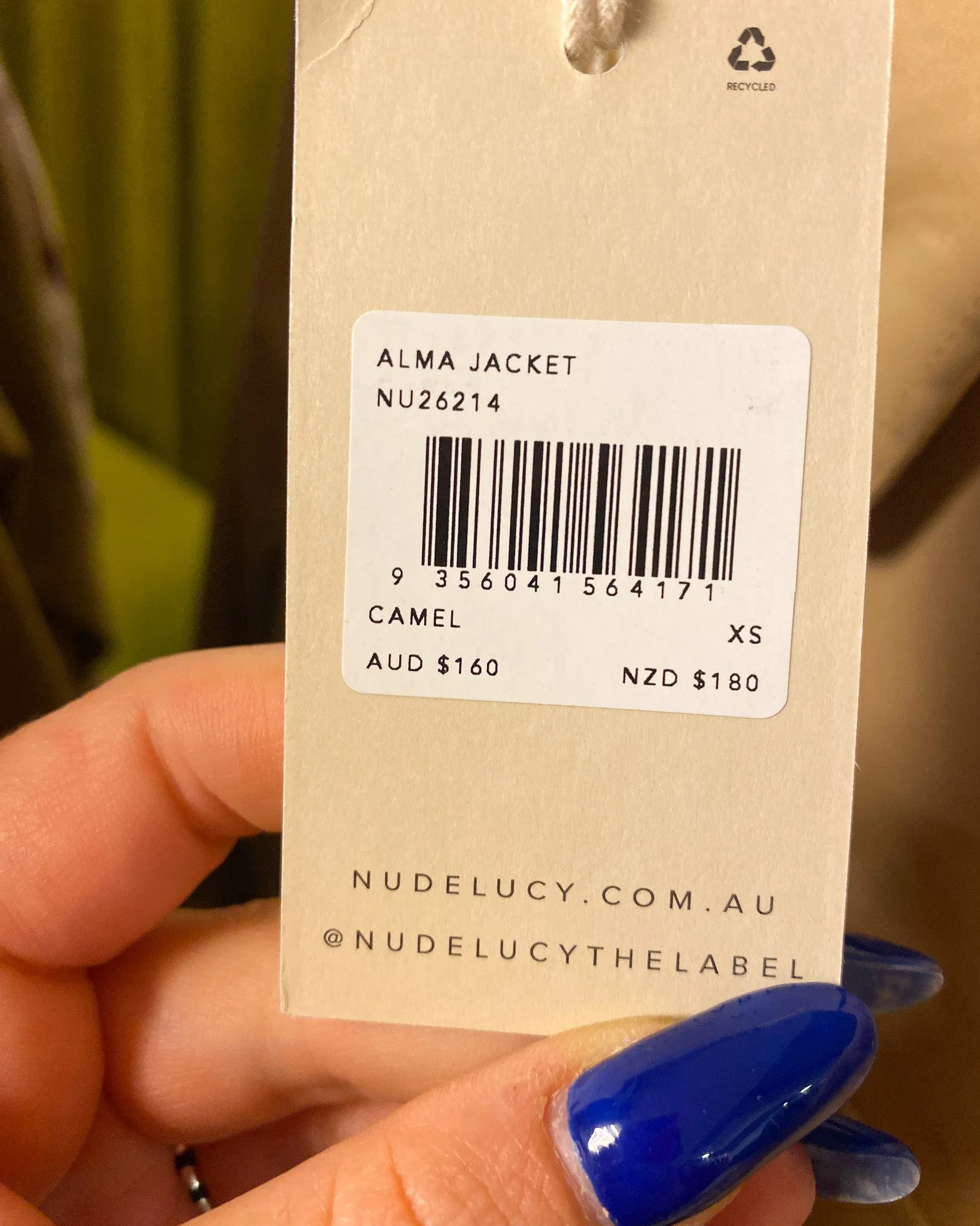 Size XS | Nude Lucy Cotton Jacket