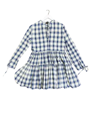 Size XS | Verner Plaid Smock Dress