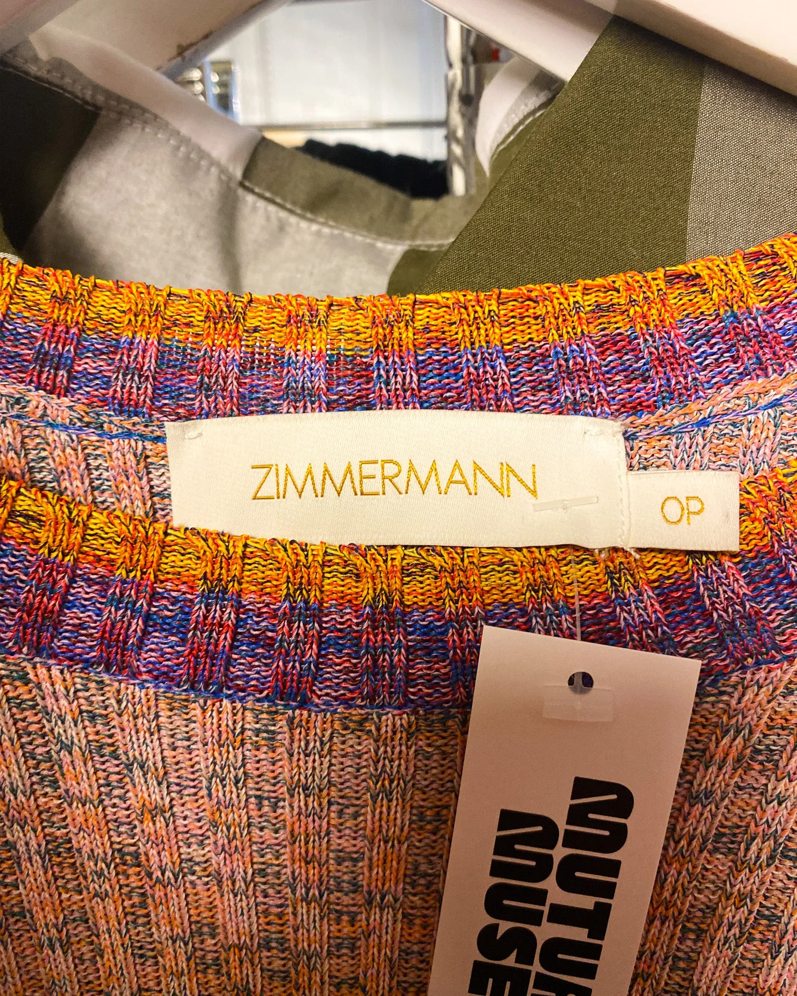 Size XS | Zimmermann Knit Long Sleeve Top