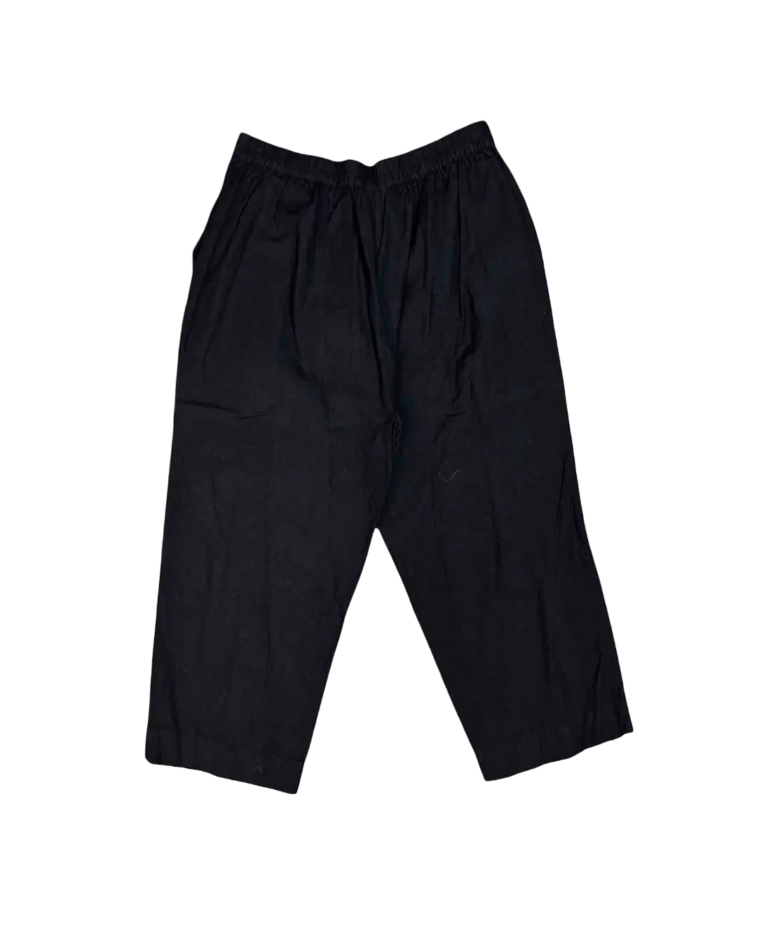 Size XXL | Turn Black Linen Two-Piece Set
