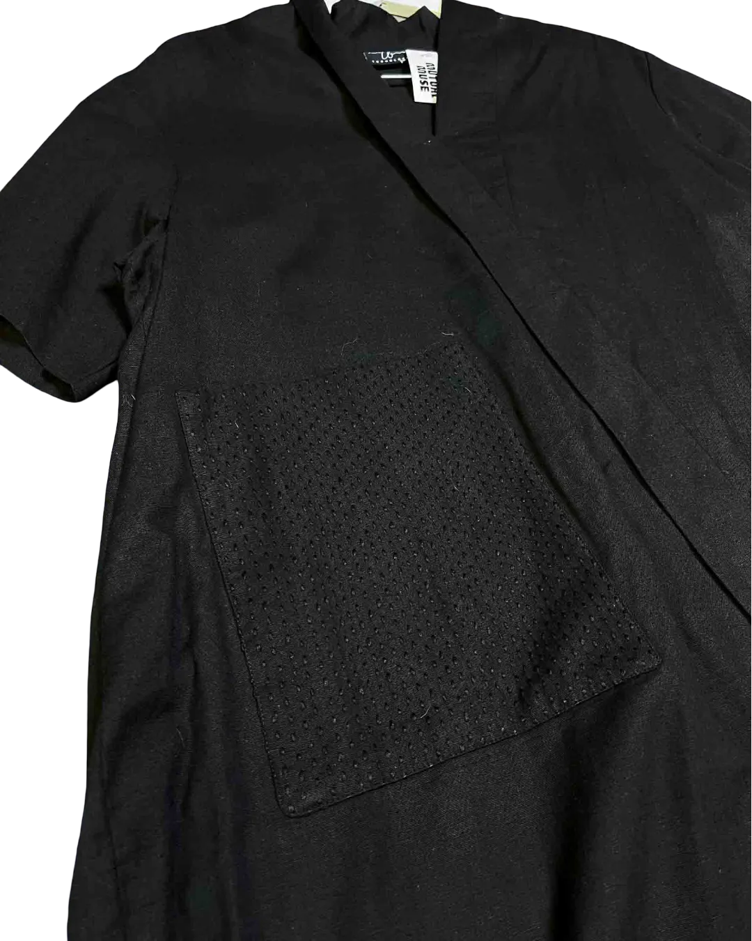 Size XXL | Turn Black Linen Two-Piece Set