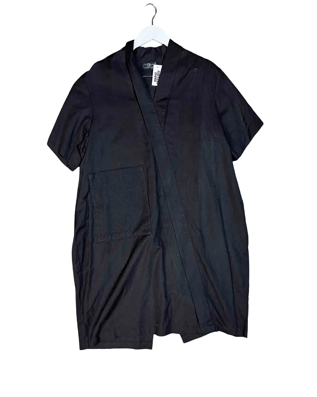 Size XXL | Turn Black Linen Two-Piece Set